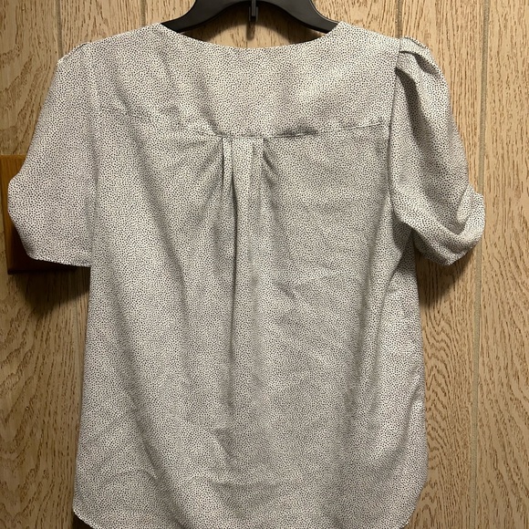 Carolina Belle blouse, S/P, white w/ black dots - Picture 6 of 8